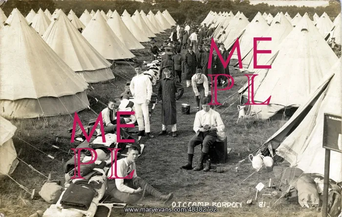 : World War One Army Camp, Bordon, England : World War One Army Camp, Bordon, England