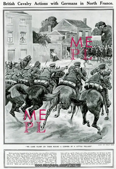 : World War One Cavalry charge 1914 : World War One Cavalry charge 1914