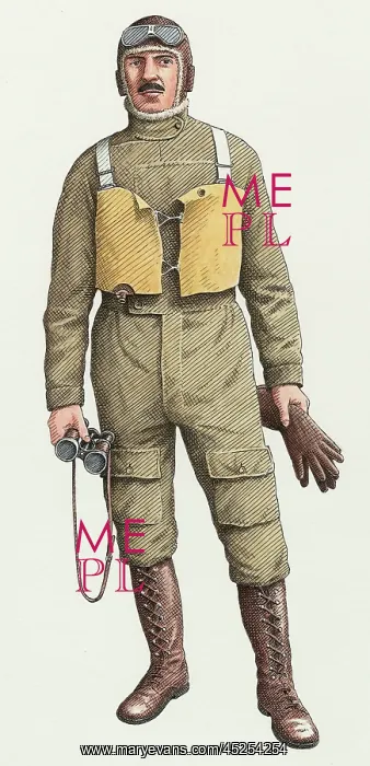 : World War One flying boat pilot : World War One flying boat pilot