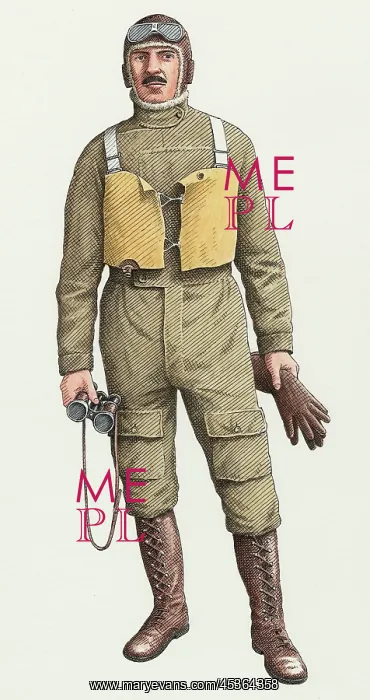 : World War One flying boat pilot : World War One flying boat pilot