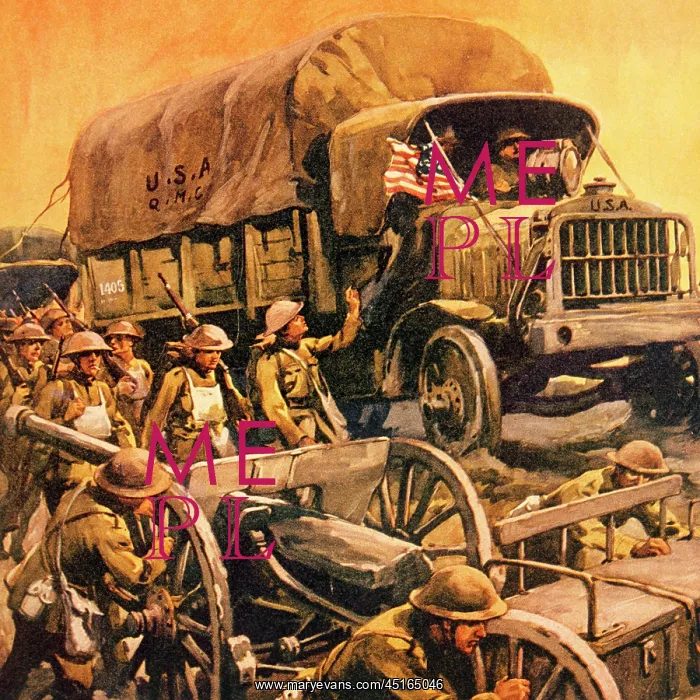: World War I August 31 1918 Arrival of American : World War I August 31 1918 Arrival of American