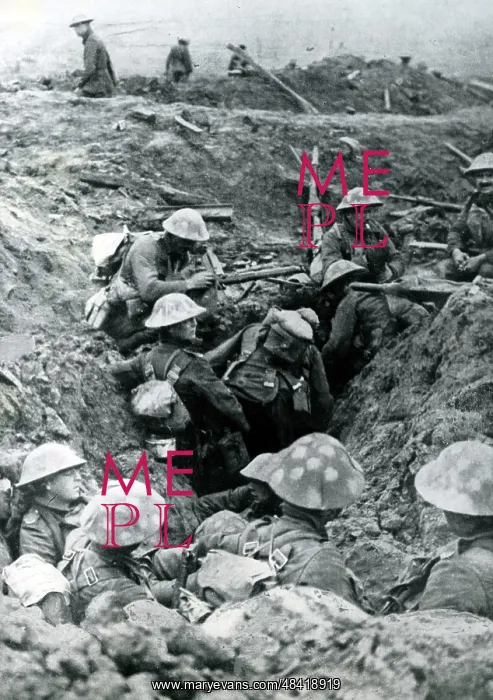 : World War I: The British push in Flanders: troops : World War I: The British push in Flanders: troops