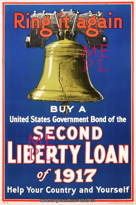 : World War I fundraising print for the Second Liberty : World War I fundraising print for the Second Liberty