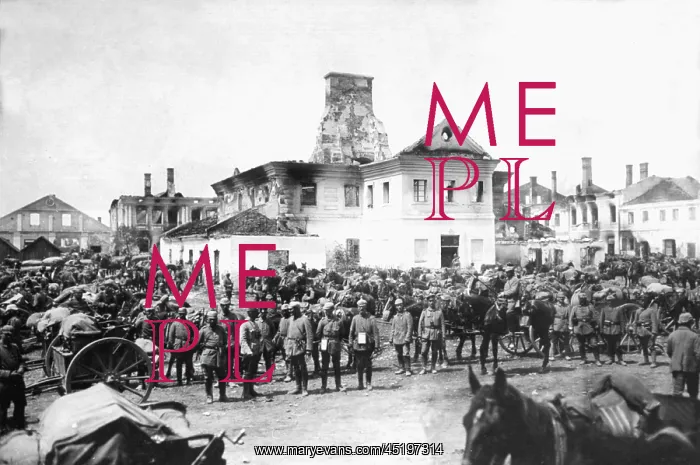 : World War I - German troops in Russia : World War I - German troops in Russia