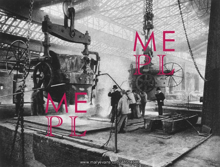 : World War I: Interior view, Krupp works, Essen : World War I: Interior view, Krupp works, Essen