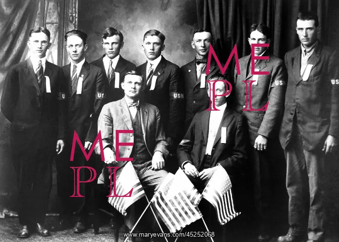 : World War I Nebraska draftees before reporting : World War I Nebraska draftees before reporting