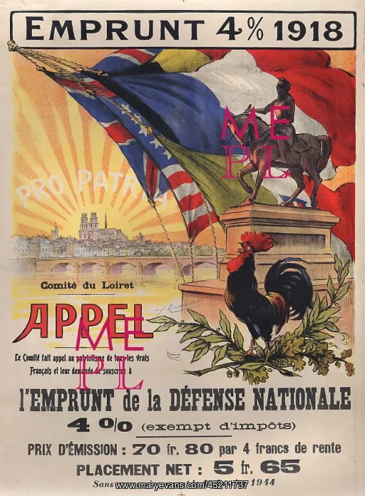 : World War I, poster features a statue of ? : World War I, poster features a statue of ?