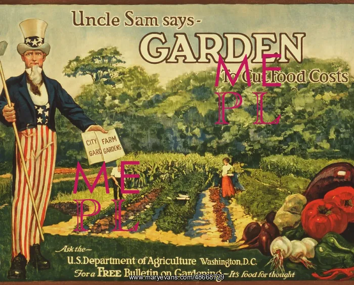 : World War I propaganda poster with Uncle Sam promoting : World War I propaganda poster with Uncle Sam promoting