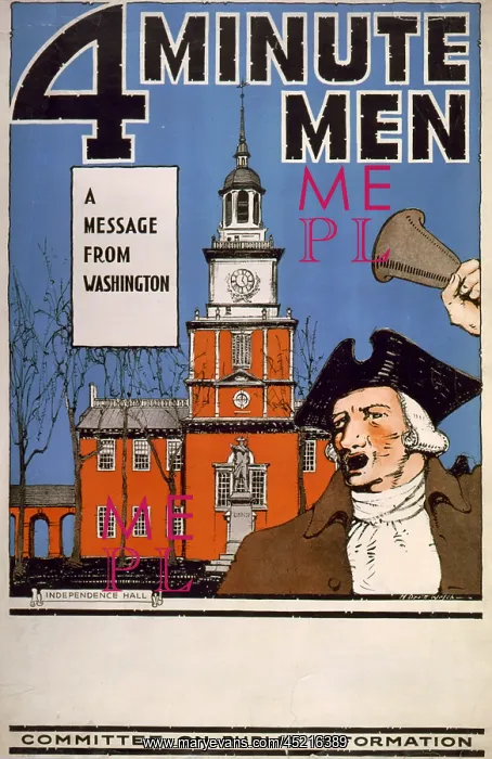 : World War I, town crier, with bell in hand, ? : World War I, town crier, with bell in hand, ?