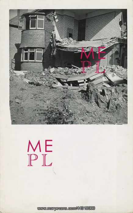 : World War II - bomb damage : World War II - bomb damage