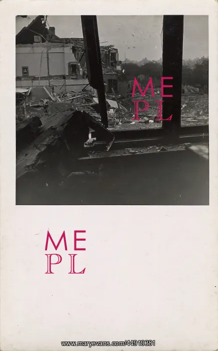 : World War II - bomb damage : World War II - bomb damage