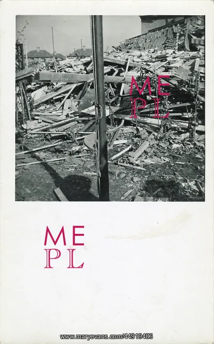 : World War II - bomb damage : World War II - bomb damage