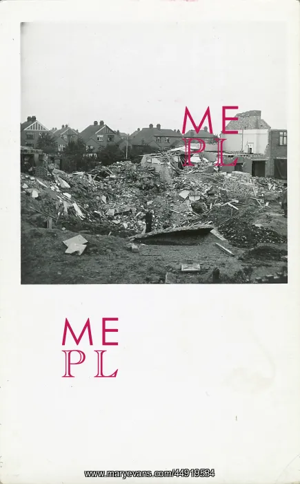 : World War II - bomb damage : World War II - bomb damage