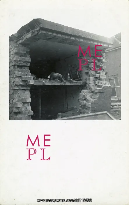 : World War II - bomb damage : World War II - bomb damage