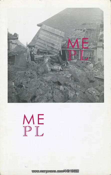 : World War II - bomb damage : World War II - bomb damage