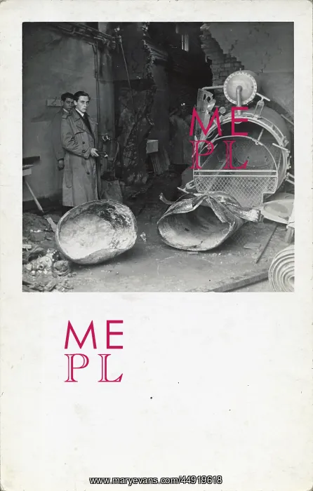 : World War II - bomb damage ARP Depot : World War II - bomb damage ARP Depot