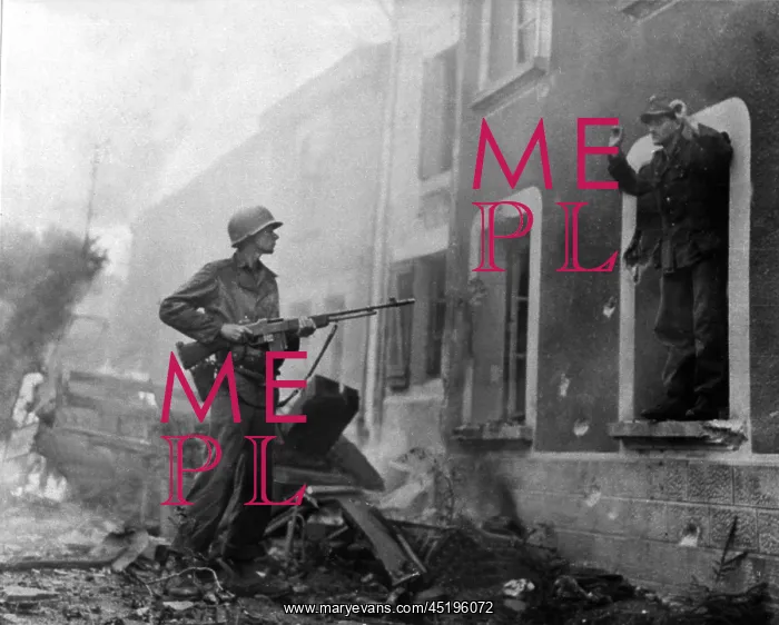 : World War II - Capture of a German soldier : World War II - Capture of a German soldier