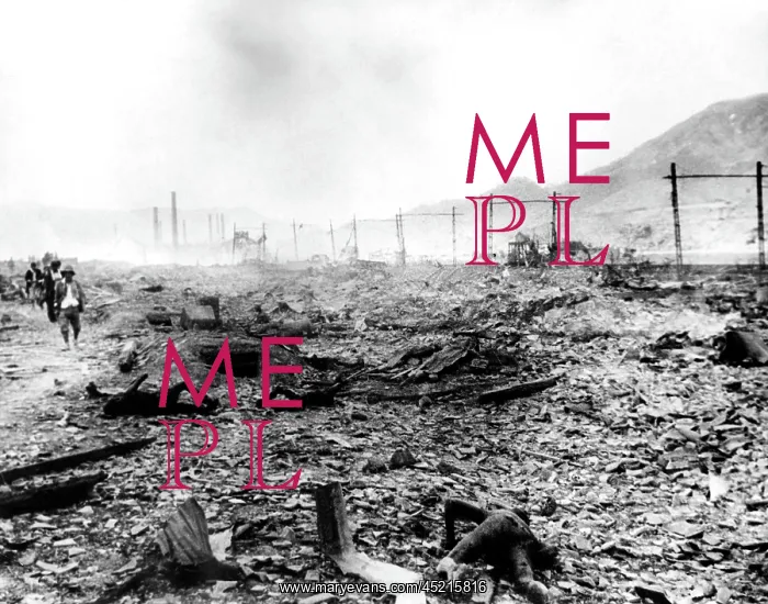 : World War II, charred bodies laying amongst ? : World War II, charred bodies laying amongst ?