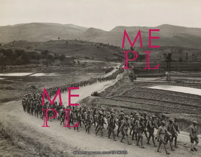 : World War II. Chinese soldiers marching ? : World War II. Chinese soldiers marching ?