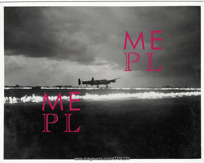 : World War II Lancaster bomber takes off : World War II Lancaster bomber takes off