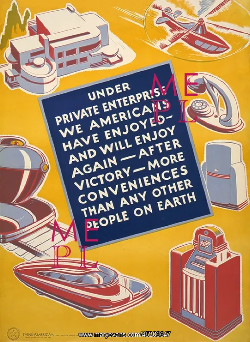 : World War II poster reassuring Americans ? : World War II poster reassuring Americans ?