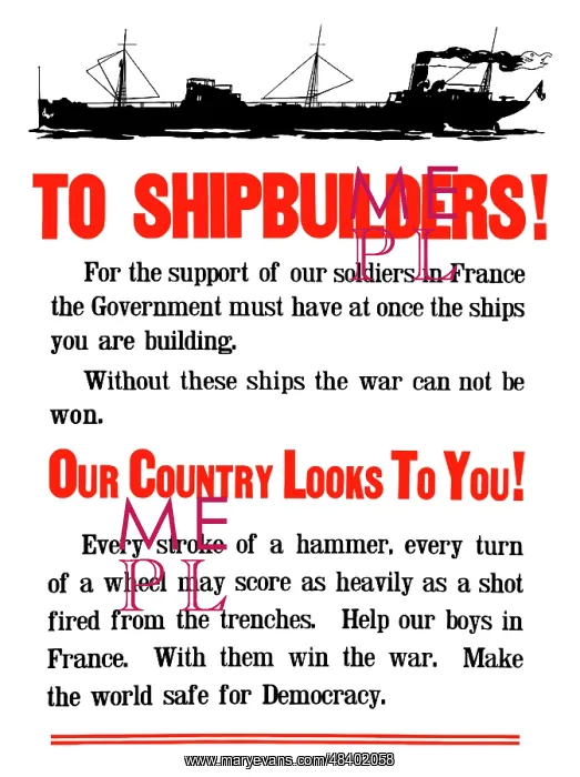  : World War II propaganda poster featuring a