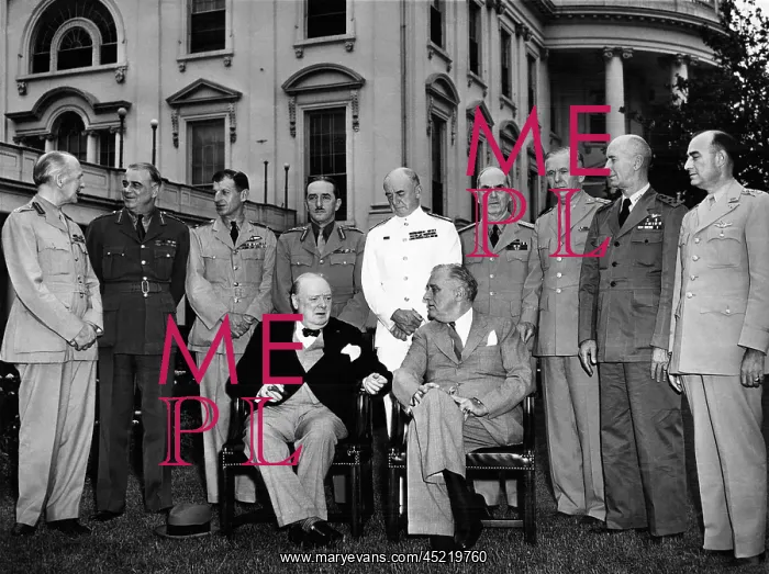 : World War II. Front row, from left: Prime ? : World War II. Front row, from left: Prime ?