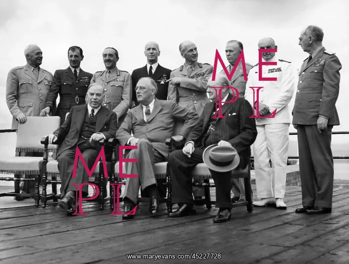 : World War II. Seated, from left: W.L. Mackenzie ? : World War II. Seated, from left: W.L. Mackenzie ?