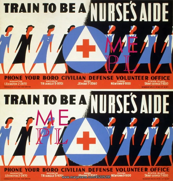 : World War II. Train to be a nurse's aide ? : World War II. Train to be a nurse's aide ?