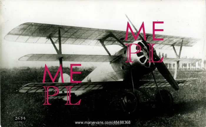 : World War One Pfalz-Dreidecker German Triplane, England : World War One Pfalz-Dreidecker German Triplane, England