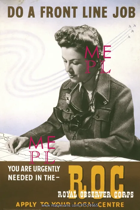 : World War Two recruitment poster : World War Two recruitment poster