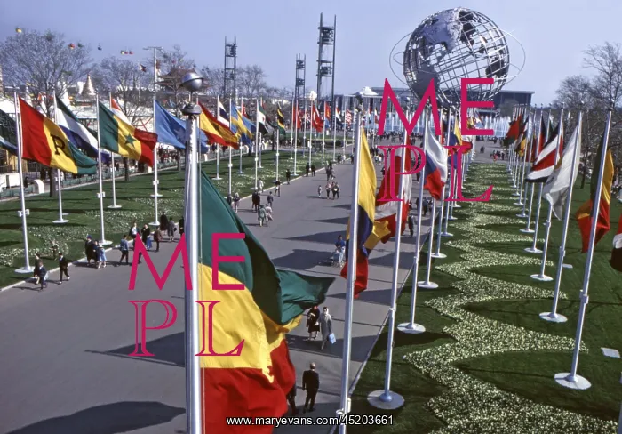 : World's Fair, New York, 1964. View down ? : World's Fair, New York, 1964. View down ?