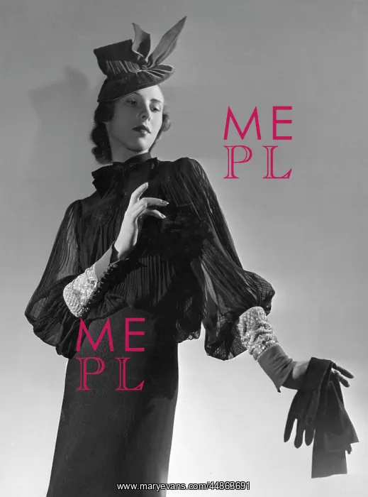 : WORTH BLOUSE 1930S : WORTH BLOUSE 1930S