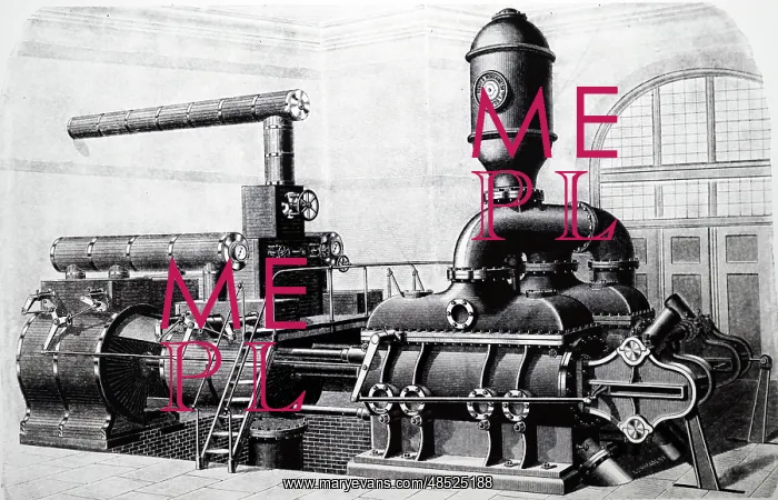 : Worthington compound pumping engine for raising water : Worthington compound pumping engine for raising water