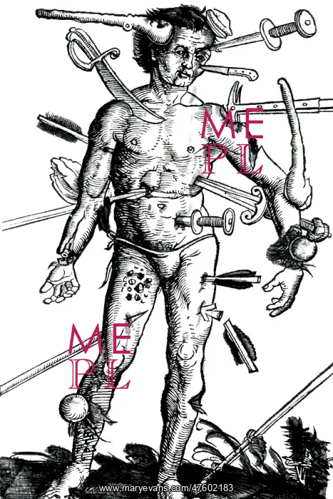 : Wound Man, 1517 : Wound Man, 1517