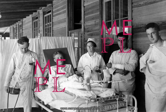 : Wounded American World War I Veterans. They are : Wounded American World War I Veterans. They are