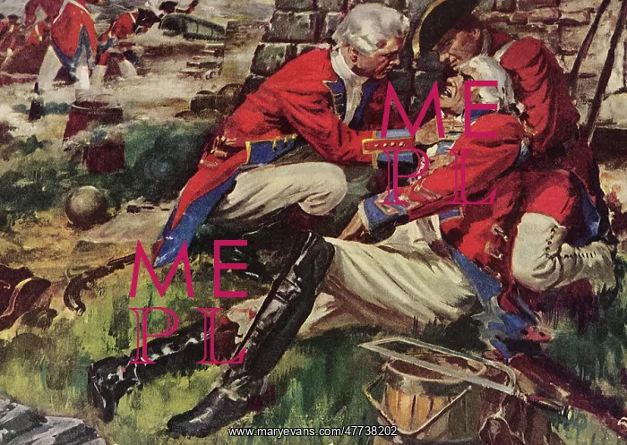 : Wounded British Soldier bites Bullet before Leg Amputation : Wounded British Soldier bites Bullet before Leg Amputation