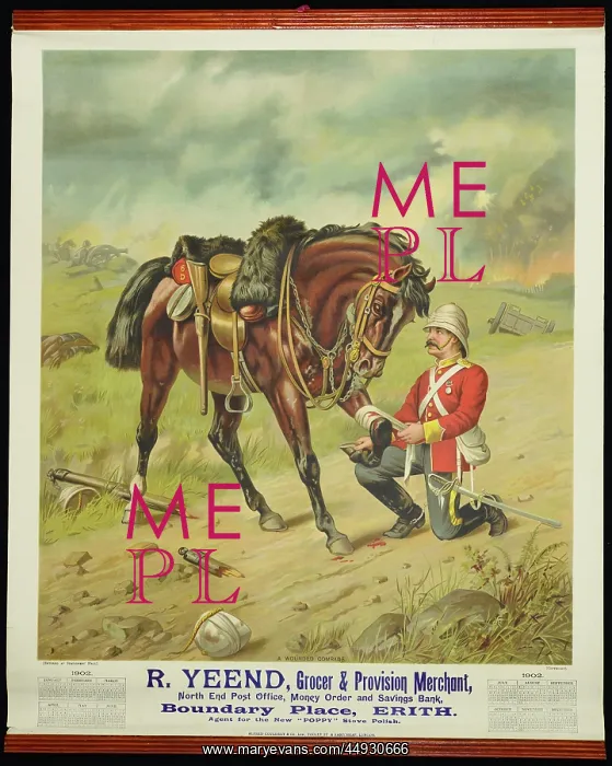 : A Wounded Comrade Calendar for 1902 : A Wounded Comrade Calendar for 1902