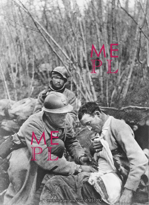  : Wounded French soldier 1916