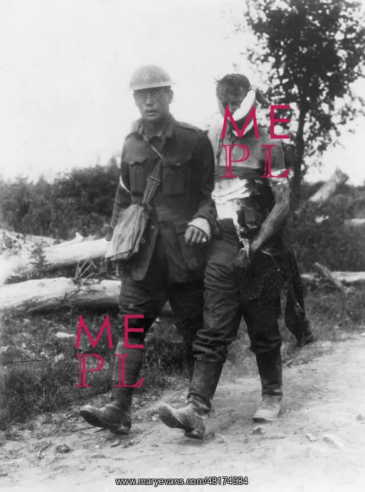 : Wounded German, 1918 : Wounded German, 1918