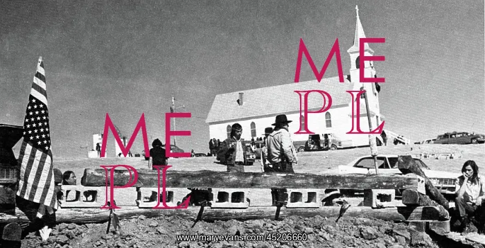 : WOUNDED KNEE-A group of Indians, led by ? : WOUNDED KNEE-A group of Indians, led by ?