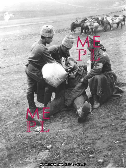 : Wounded Russian Man, WW1 : Wounded Russian Man, WW1