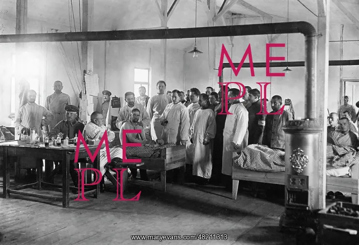 : Wounded Russian prisoners, 1915 : Wounded Russian prisoners, 1915