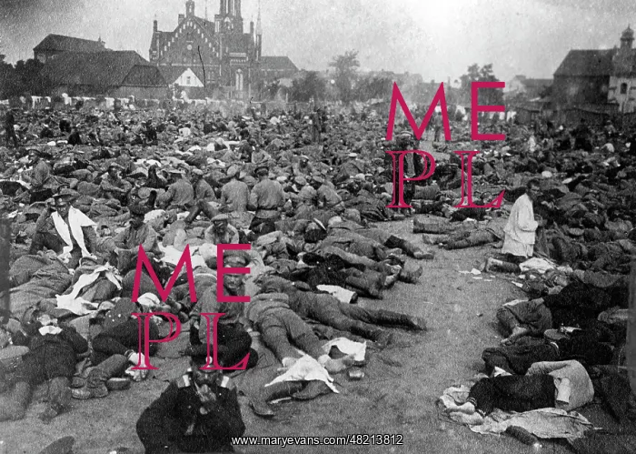 : Wounded Russian prisoners of war, 1917 : Wounded Russian prisoners of war, 1917