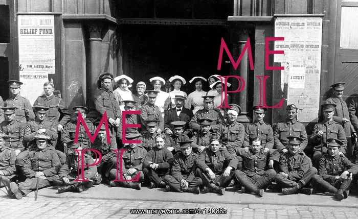  : Wounded soldiers in Haslinden during WW1