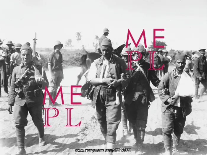  : Wounded Turkish soldiers WWI