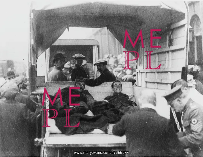 : Wounded during World War I : Wounded during World War I