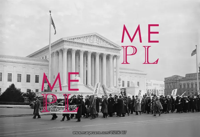 : WPA protest march in front of the U.S. Supreme : WPA protest march in front of the U.S. Supreme