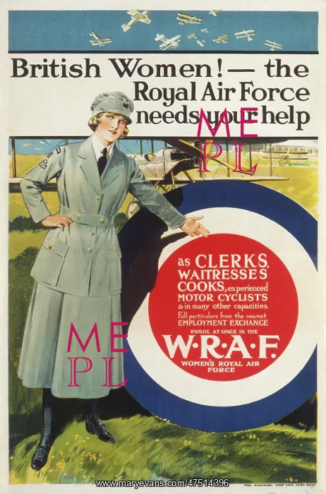 : WRAF RECRUITMENT POSTER : WRAF RECRUITMENT POSTER