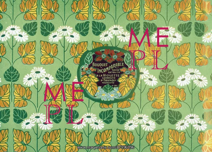 : Wrapper design, Bouquet Incomparable soap : Wrapper design, Bouquet Incomparable soap